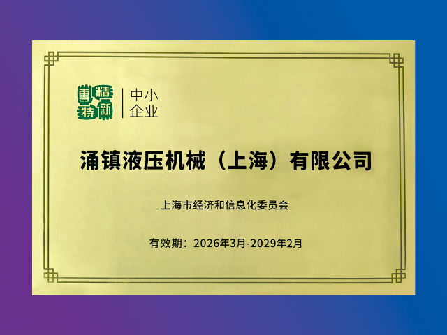 五次荣获上海市&ldquo;专精特新&rdquo;